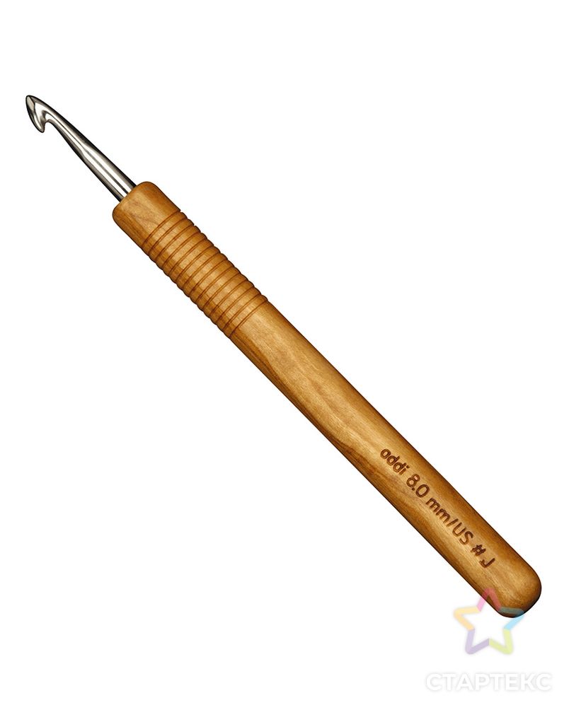 Крючок, вязальный с ручкой из оливкового дерева, addiNature №7, 15 см арт. ГЕЛ-31523-1-ГЕЛ0173546 1
