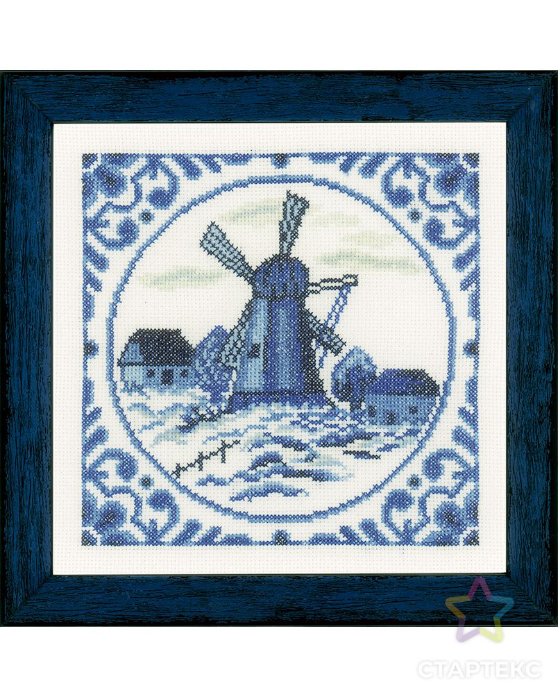 Набор для вышивания "Ветровая мельница Дельфта" арт. ГЕЛ-28771-1-ГЕЛ0173993 1