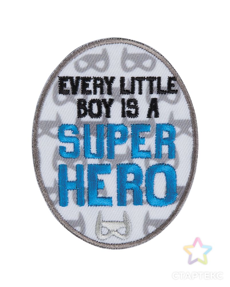 Термоаппликация "Каждый маленький мальчик - супергерой" арт. ГЕЛ-29635-1-ГЕЛ0177608 1