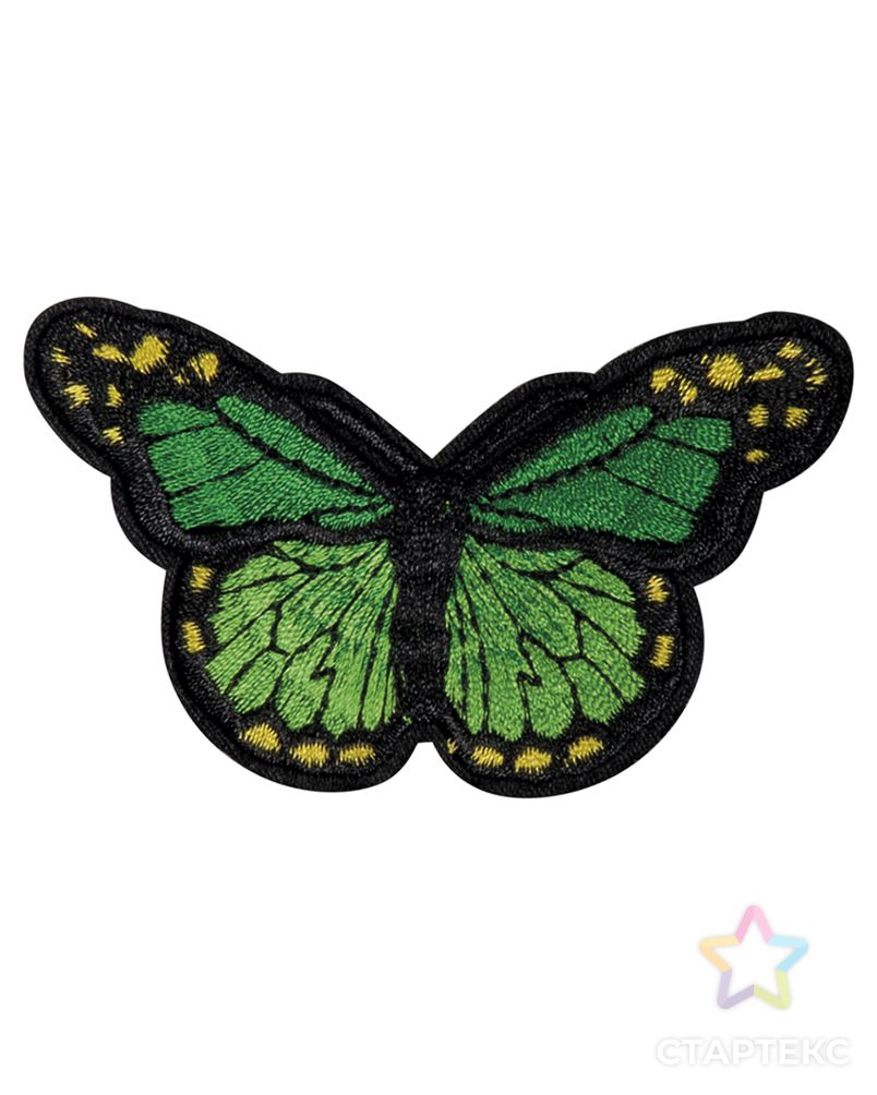 Термоаппликация "Большая зеленая бабочка арт. ГЕЛ-29550-1-ГЕЛ0177672 1