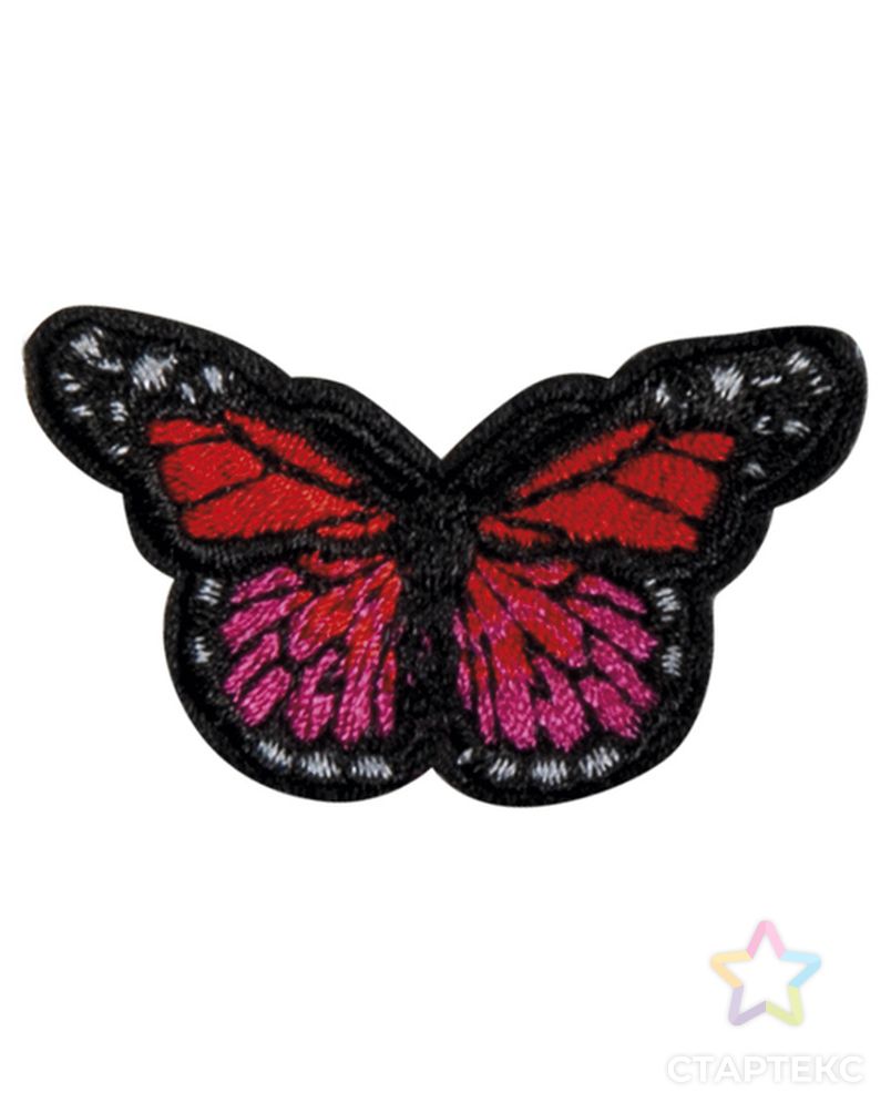 Термоаппликация "Маленькая розово-красная бабочка" арт. ГЕЛ-29715-1-ГЕЛ0177676 1