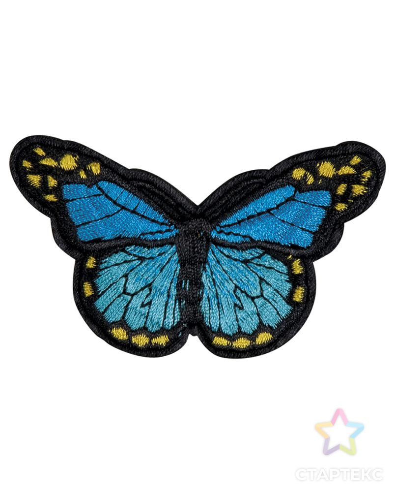 Термоаппликация "Большая голубая бабочка" арт. ГЕЛ-29851-1-ГЕЛ0177678 1