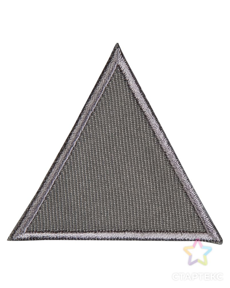 Термоаппликация "Треугольник серый большой" арт. ГЕЛ-29621-1-ГЕЛ0177802 1