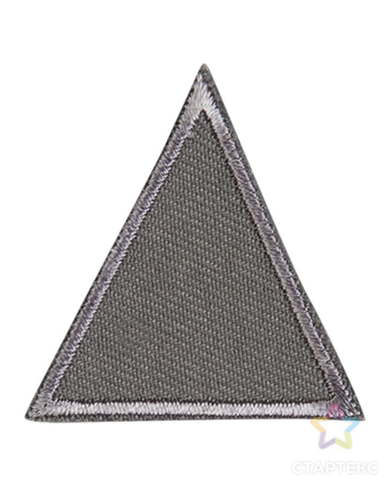 Термоаппликация "Треугольник серый малый" арт. ГЕЛ-30109-1-ГЕЛ0177803 1