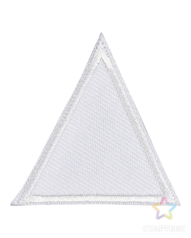 Термоаппликация "Маленький белый треугольник" арт. ГЕЛ-29982-1-ГЕЛ0177809 1