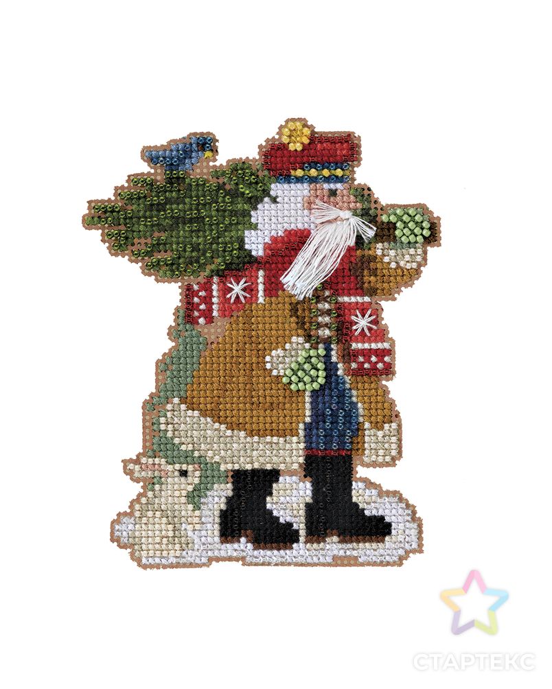 Набор для вышивания "Санта из Дугласа с пихтой" арт. ГЕЛ-31477-1-ГЕЛ0181975 1
