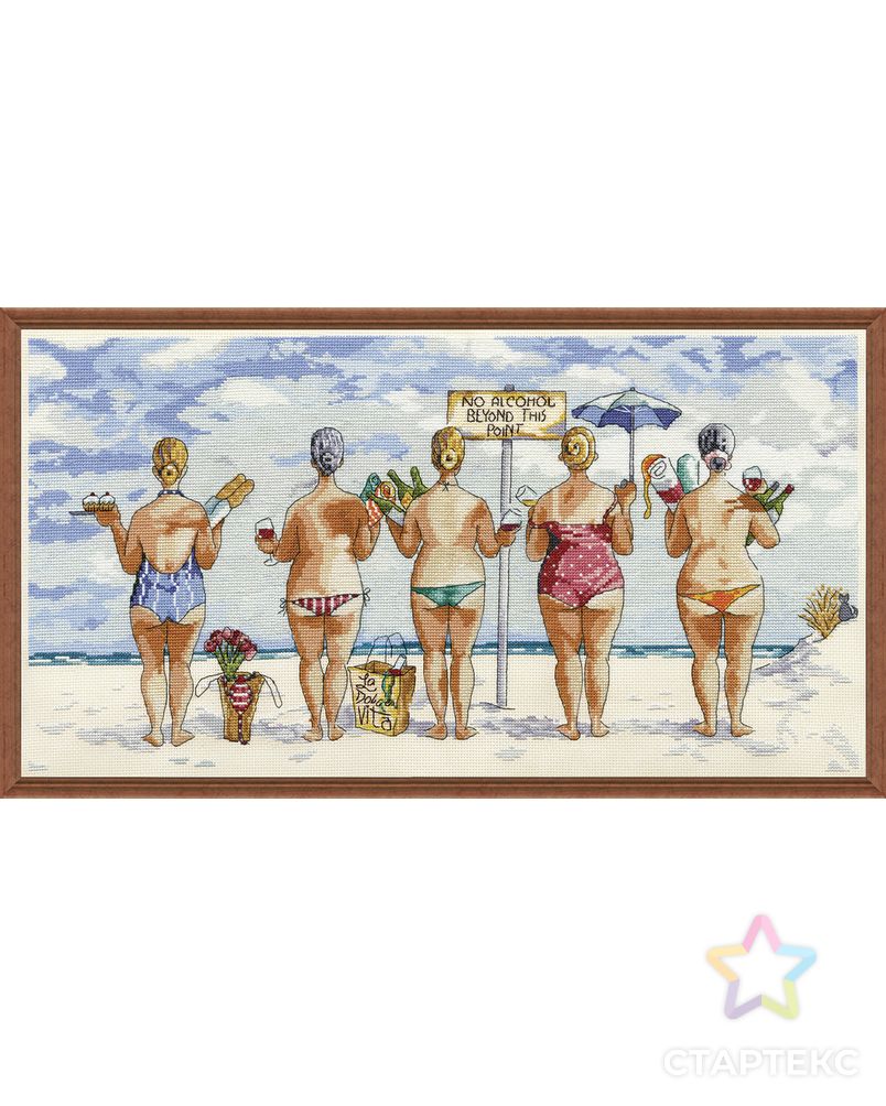 Набор для вышивания "Вечеринка у пляжа" арт. ГЕЛ-31659-1-ГЕЛ0183345 1