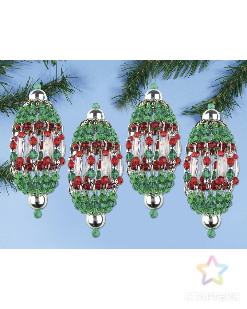 Набор для создания елочных игрущек "Рождественские фонарики" арт. ГЕЛ-31702-1-ГЕЛ0184399 1