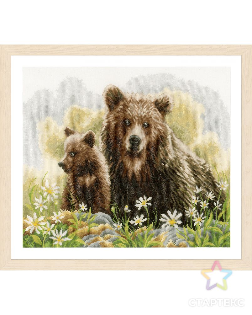 Набор для вышивания "Bears in the woods" арт. ГЕЛ-32627-1-ГЕЛ0184589 1