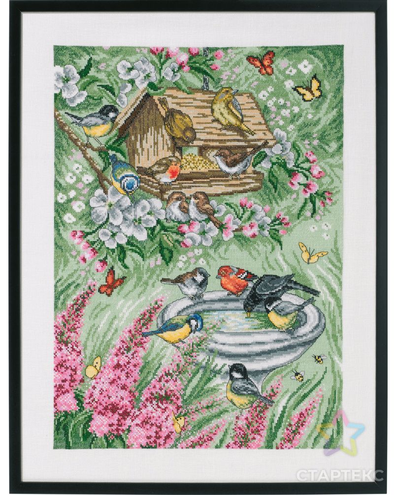 Набор для вышивания "Птицы в саду" арт. ГЕЛ-32685-1-ГЕЛ0184651 1