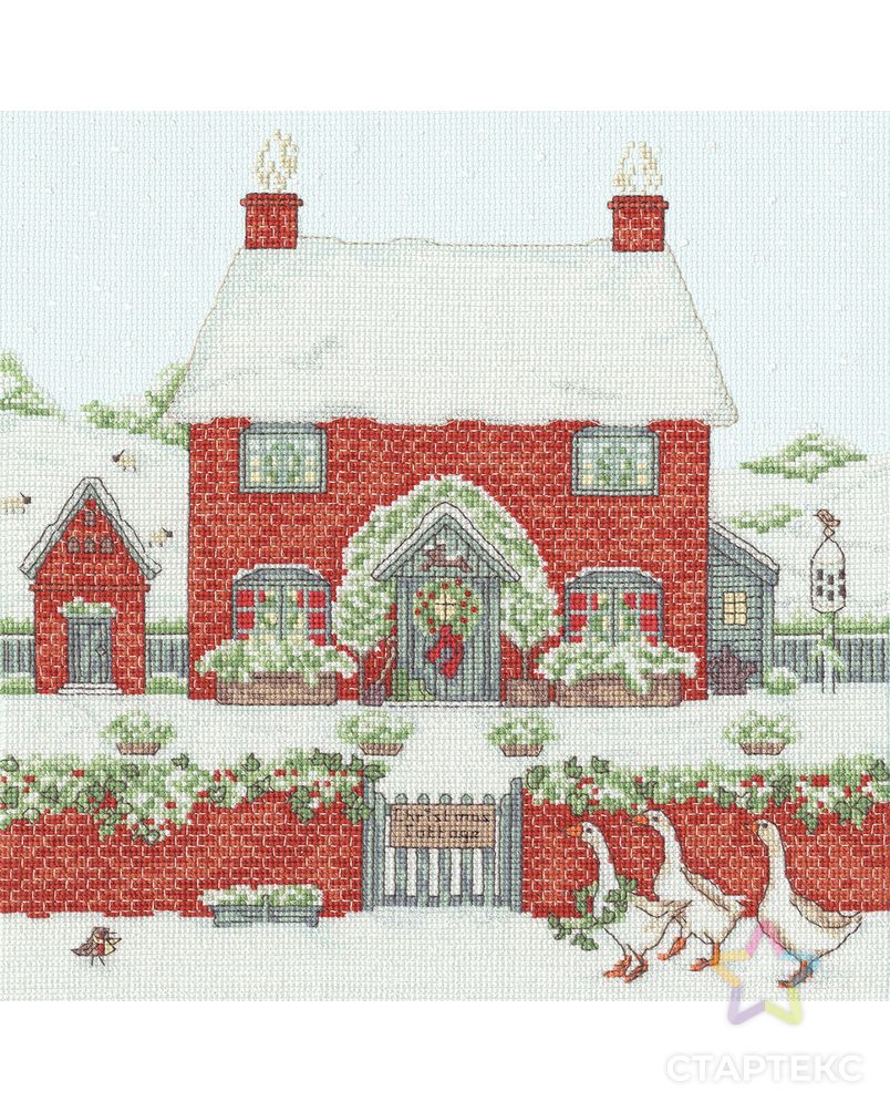 Набор для вышивания "Christmas Cottage" арт. ГЕЛ-33507-1-ГЕЛ0184785 1