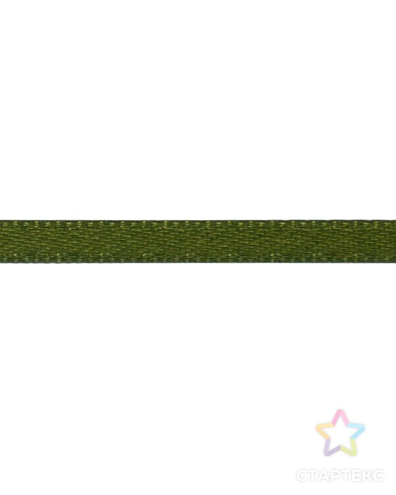 Лента атласная двусторонняя SAFISA, 3 мм, 100 м, цвет 89, болотный арт. ГЕЛ-30214-1-ГЕЛ0018704 1