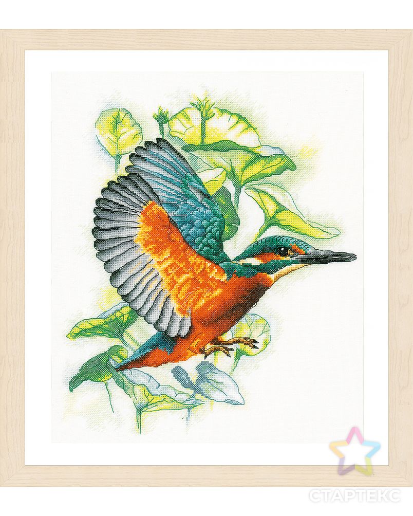 Набор для вышивания "Flying kingfisher" арт. ГЕЛ-33345-1-ГЕЛ0188189 1