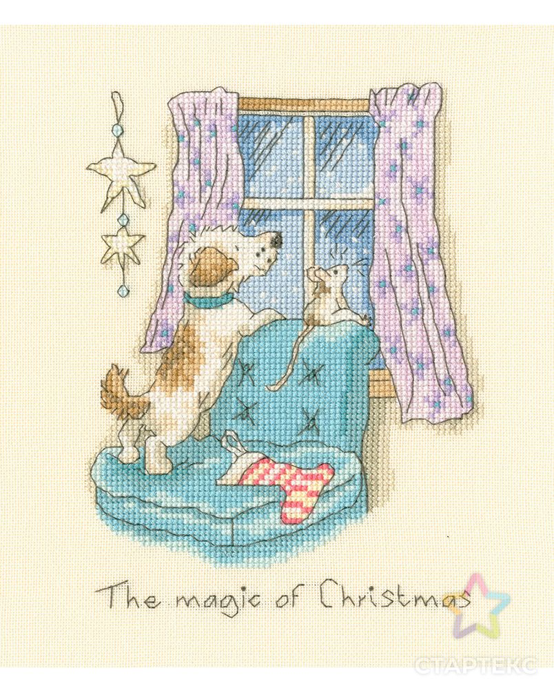 Набор для вышивания "The magic of Christmas" арт. ГЕЛ-35089-1-ГЕЛ0191456 1