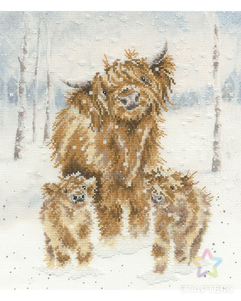 Набор для вышивания "Highland Christmas" арт. ГЕЛ-35027-1-ГЕЛ0191891 1