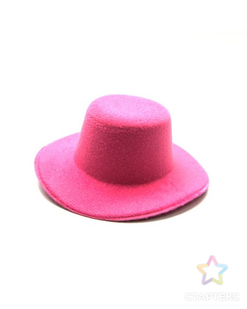 Шляпа круглая, 8 см, цв. розовый арт. ГЕЛ-34360-1-ГЕЛ0193981 1