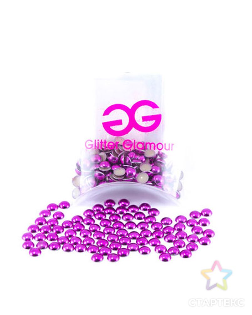 Термоклеевые украшения для декора "Domestuds Light Purple", 1упак. (288шт) арт. ГЕЛ-9113-1-ГЕЛ0026555 1