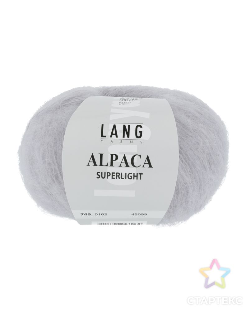 Пряжа Alpaca Superlight, 54% альпака, 22% шерсть, 24% полиамид, 25 г, 199 м арт. ГЕЛ-9778-1-ГЕЛ0029355 1