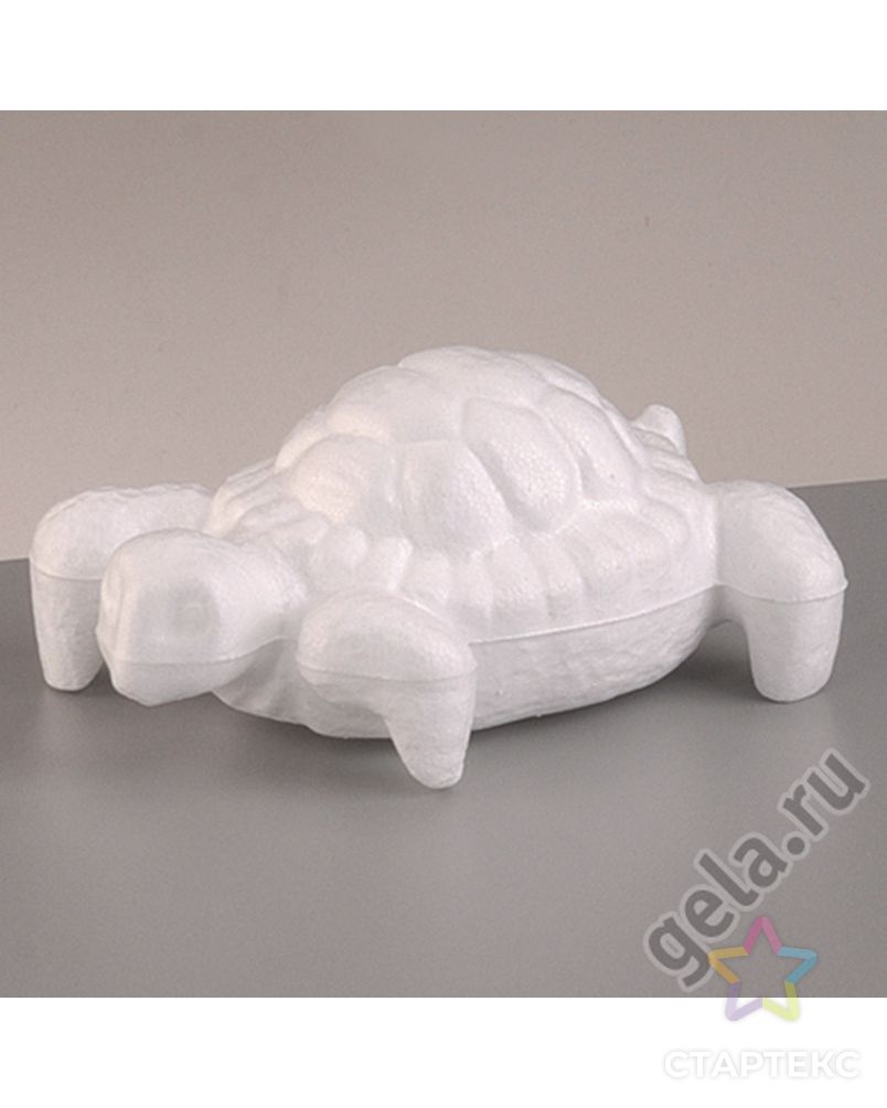 Форма из пенопласта "Черепаха маленькая", 6 х 13 см арт. ГЕЛ-22436-1-ГЕЛ0055156 1