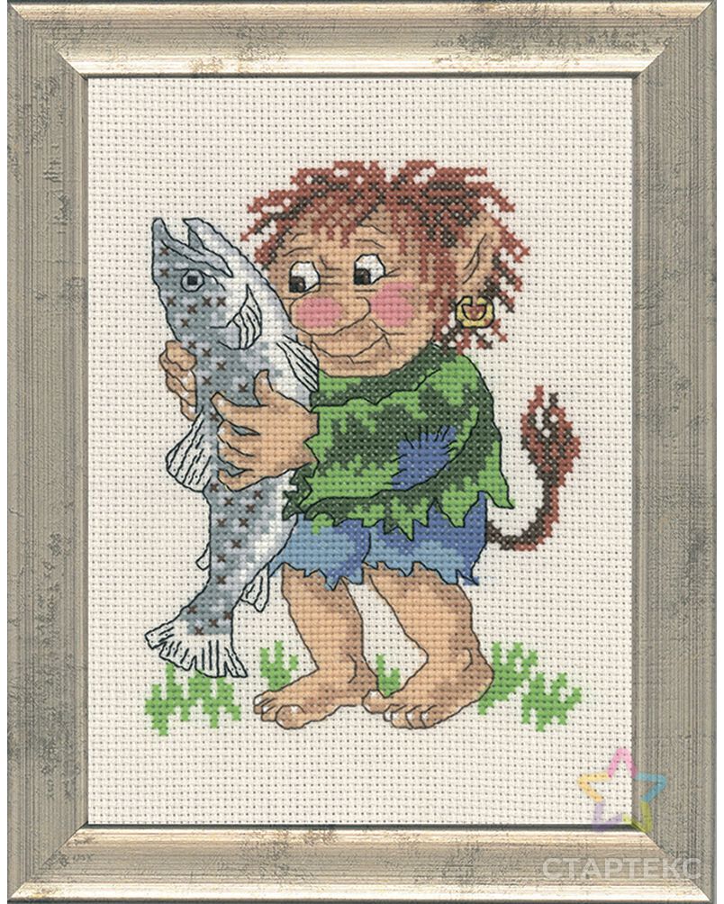 Набор для вышивания "Мальчик тролль" арт. ГЕЛ-20026-1-ГЕЛ0055884 1