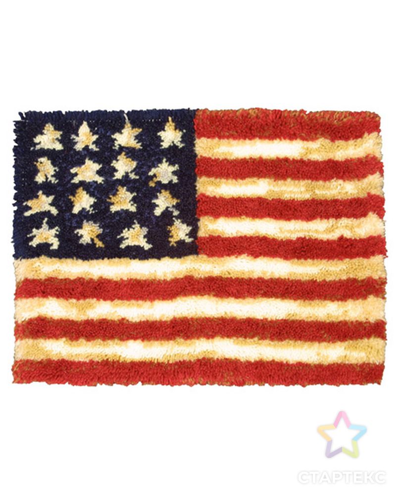 Набор для вышивания коврика "Американский флаг" арт. ГЕЛ-15480-1-ГЕЛ0064924 1