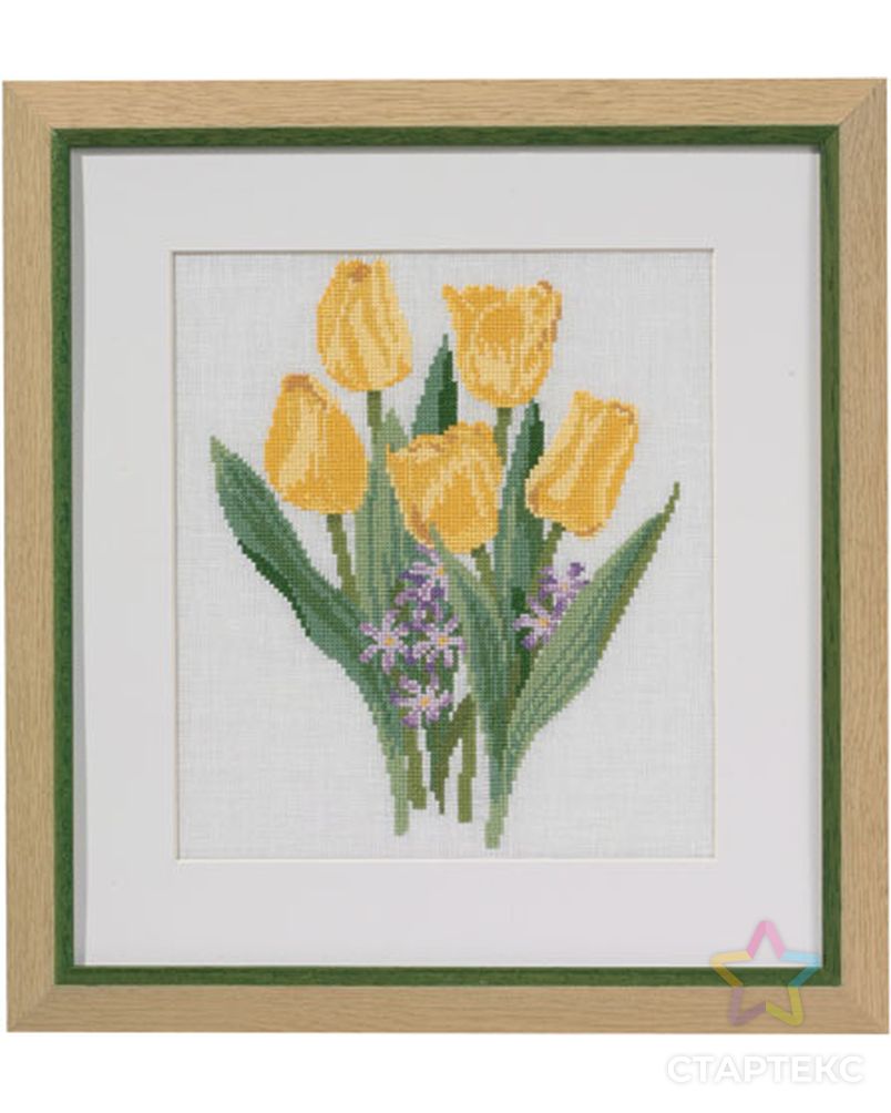 Набор для вышивания "Жёлтые тюльпаны" арт. ГЕЛ-14733-1-ГЕЛ0065846 1