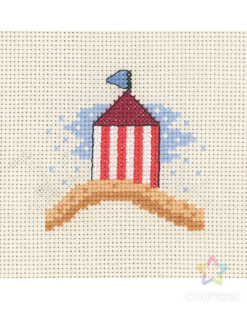 Набор для вышивания "Домик на пляже" арт. ГЕЛ-20105-1-ГЕЛ0067435 1