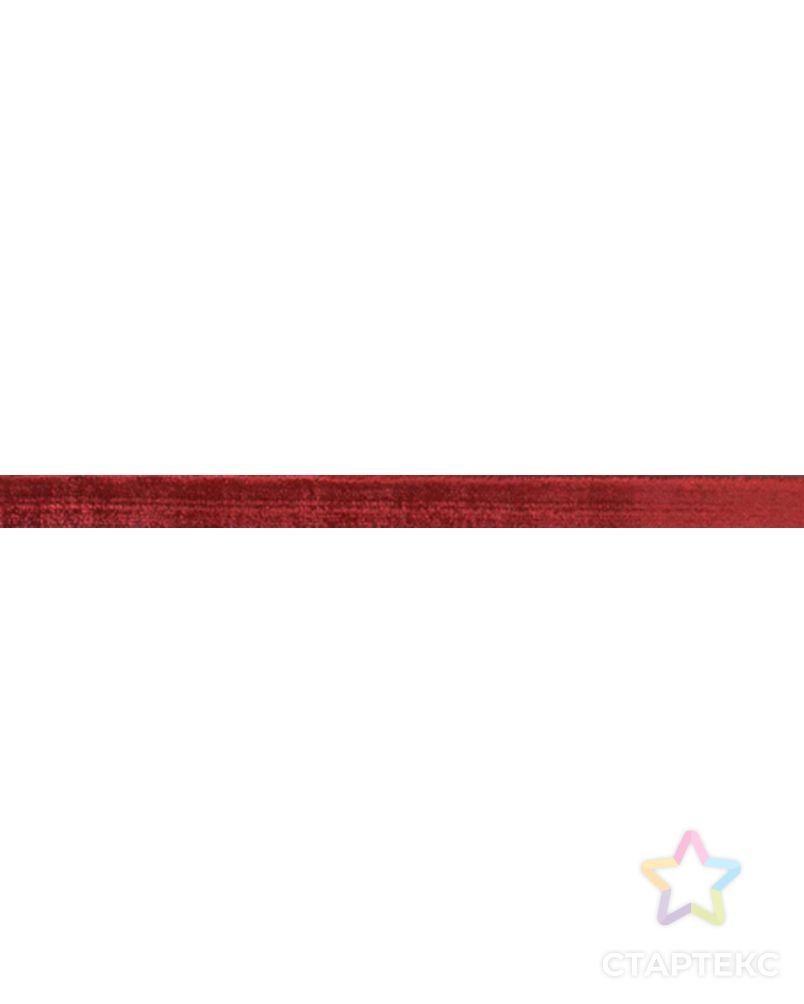 Лента бархатная SAFISA ш.0,7см (14 красный) арт. ГЕЛ-15299-1-ГЕЛ0067753 1