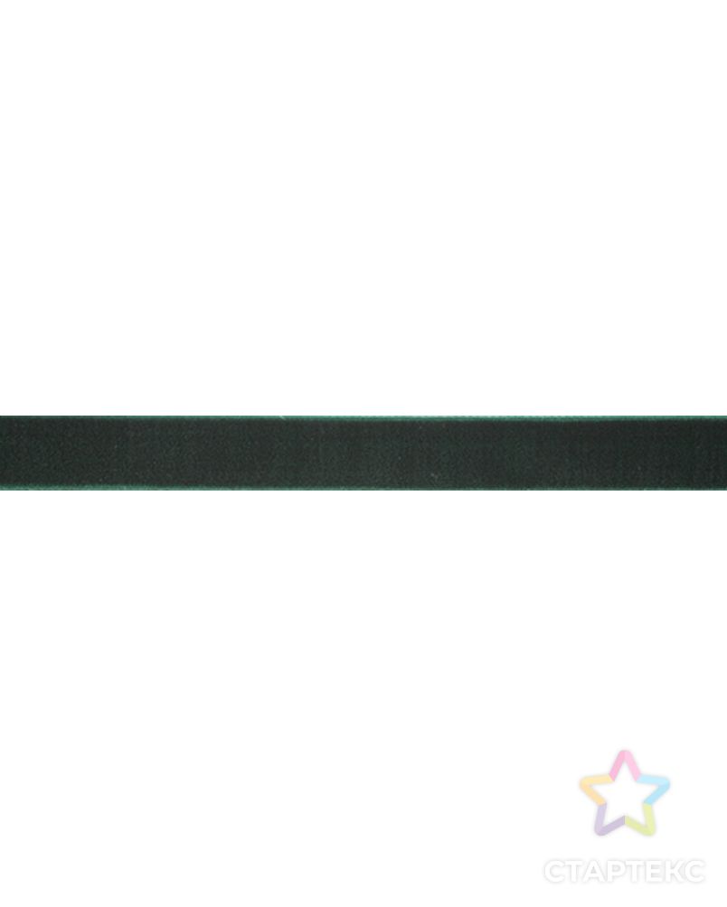 Лента бархатная SAFISA ш.1,5см (97 т.зеленый) арт. ГЕЛ-8477-1-ГЕЛ0068670 1