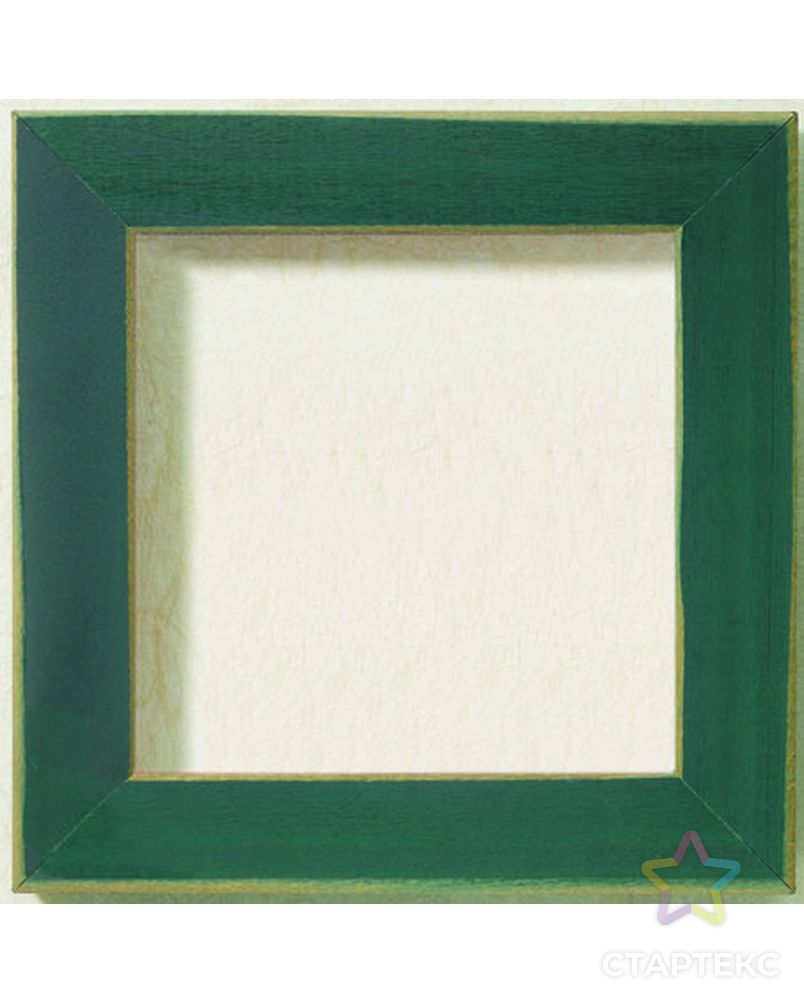 Рамка деревянная цвет зеленый арт. ГЕЛ-3473-1-ГЕЛ0070262 1