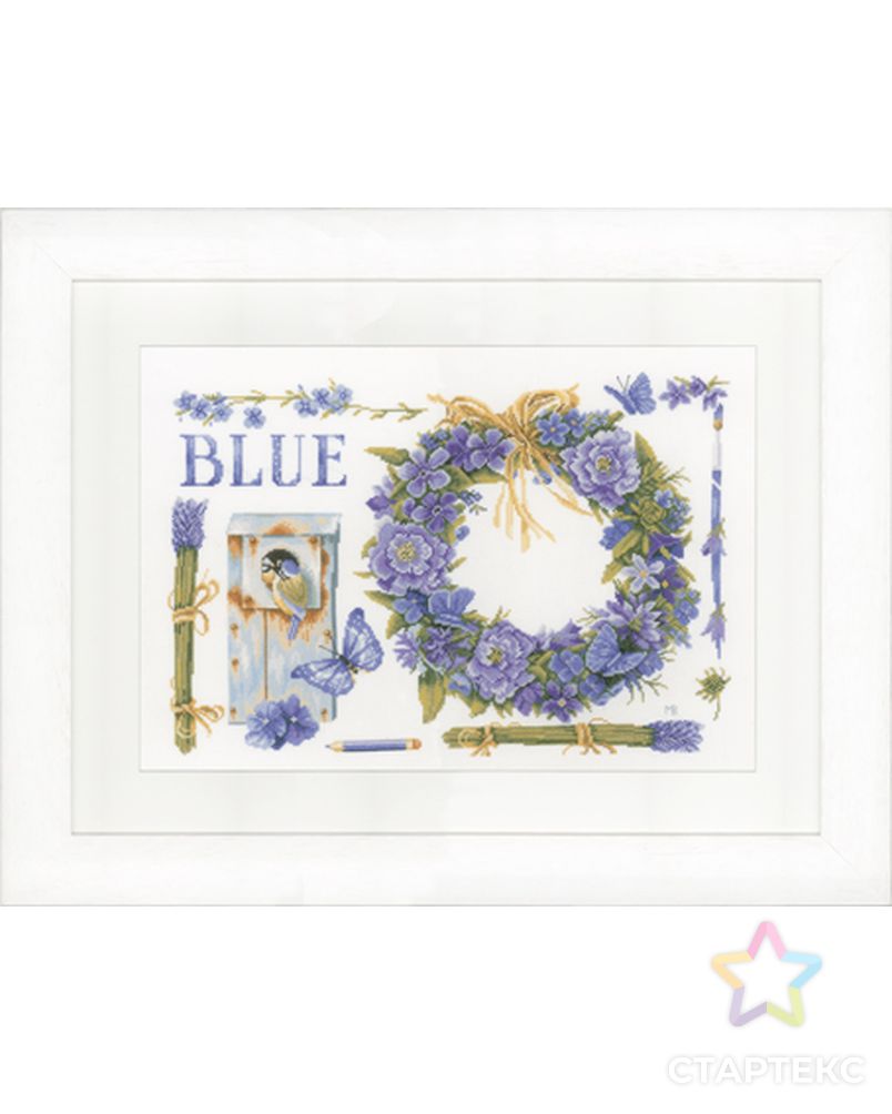 Набор для вышивания "Lavender Wreath" арт. ГЕЛ-3204-1-ГЕЛ0077642 1