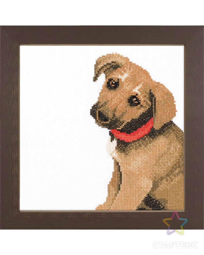 Набор для вышивания "Adorable puppy" арт. ГЕЛ-1385-1-ГЕЛ0078664 1