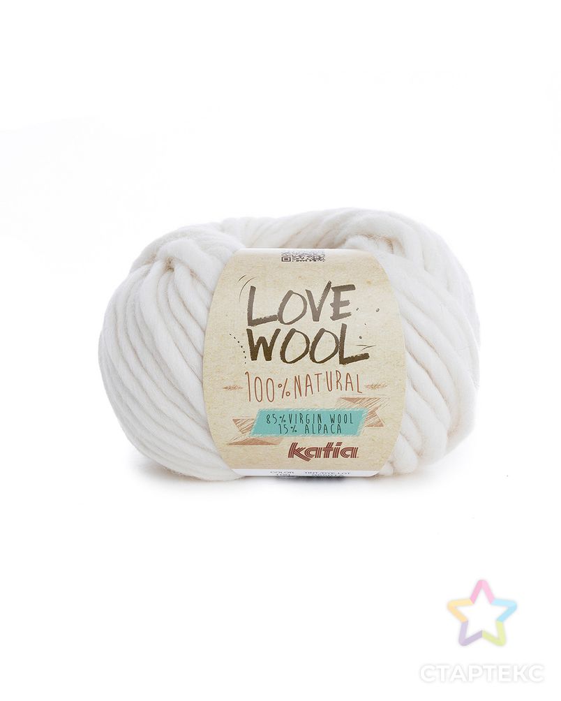 Пряжа Love Wool, 85% шерсть, 15% супертонкая альпака, 100 г, 50 м арт. ГЕЛ-33055-1-ГЕЛ0080931 1