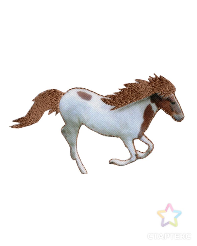 Термоаппликация HKM "Pony galloppierend Schecke" арт. ГЕЛ-18043-1-ГЕЛ0085789 1