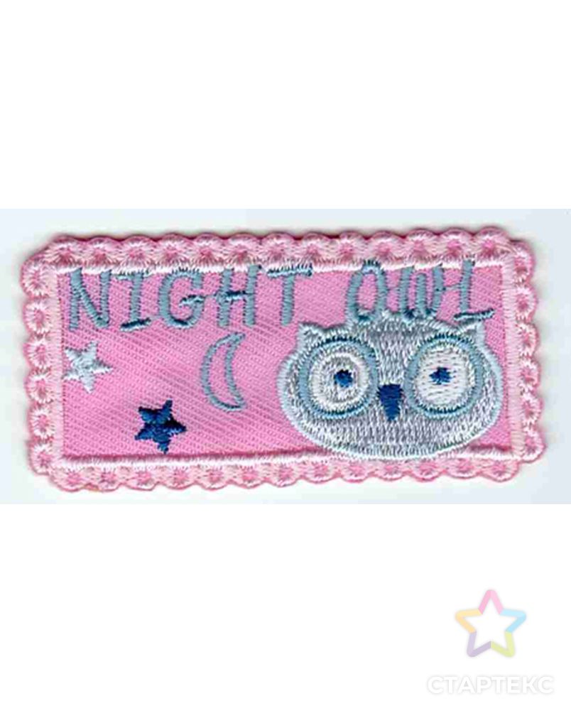 Термоаппликация HKM "Night Owl rosa" арт. ГЕЛ-23139-1-ГЕЛ0085840 1