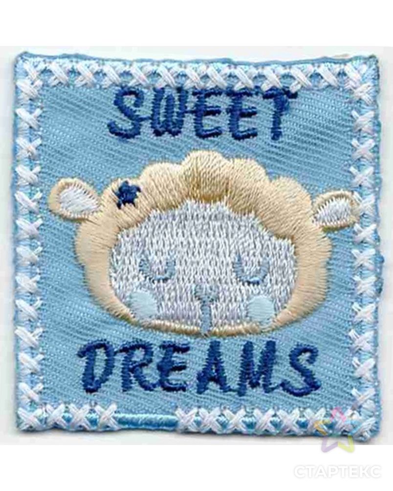 Термоаппликация HKM "Sweet Dreams mit Schafkopf" арт. ГЕЛ-13876-1-ГЕЛ0085845 1