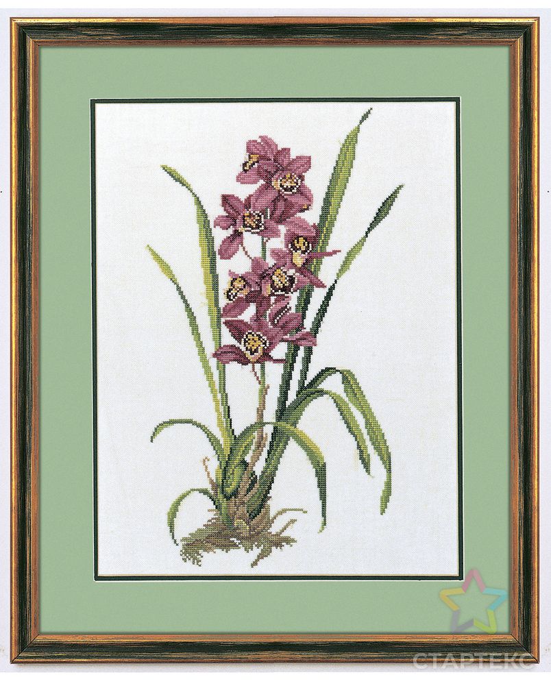 Набор для вышивания "Красная орхидея" арт. ГЕЛ-14238-1-ГЕЛ0008729 1