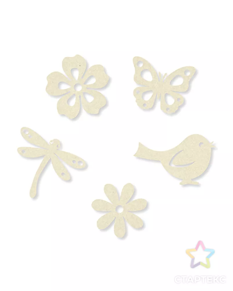 Набор декоративных элементов "Лето", 15 шт арт. ГЕЛ-33621-1-ГЕЛ0091678 - рис. 1