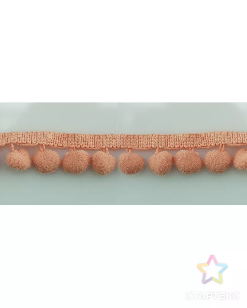 Тесьма с помпонами MATSA д.1,3см 25м (само) арт. ГЕЛ-12817-1-ГЕЛ0092895 - рис. 1