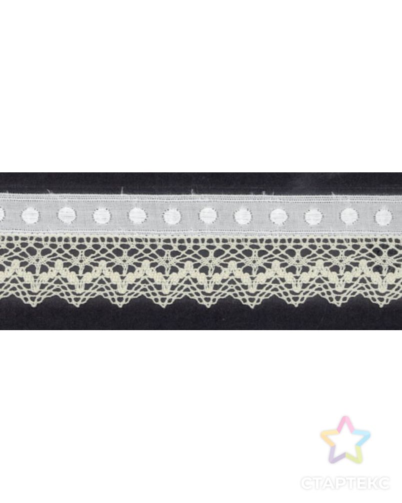 Вышивка-шитьё с плетеным кружевом IEMESA, 40 мм, 13,6 м арт. ГЕЛ-30596-1-ГЕЛ0093267
