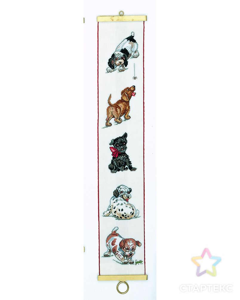 Набор для вышивания "Собачки, 5 сюжетов" арт. ГЕЛ-25133-1-ГЕЛ0009351 1
