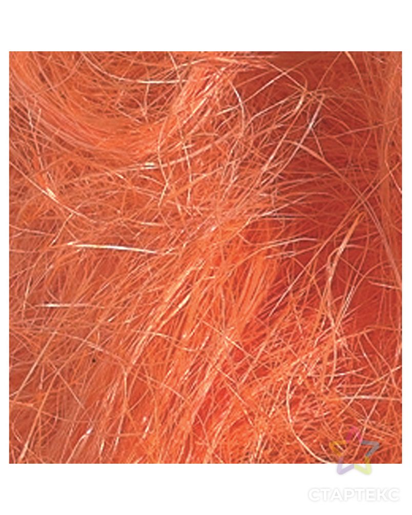 Сизаль натуральный, 50 г, цвет оранжевый арт. ГЕЛ-8043-1-ГЕЛ0096163