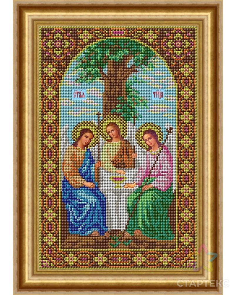 Набор для вышивания бисером Икона "Святая Троица" арт. ГЕЛ-24982-1-ГЕЛ0096275 1