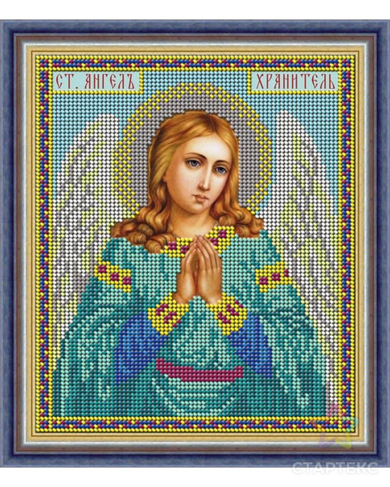 Набор для вышивания бисером Икона "Ангел Хранитель" арт. ГЕЛ-2325-1-ГЕЛ0096289 1
