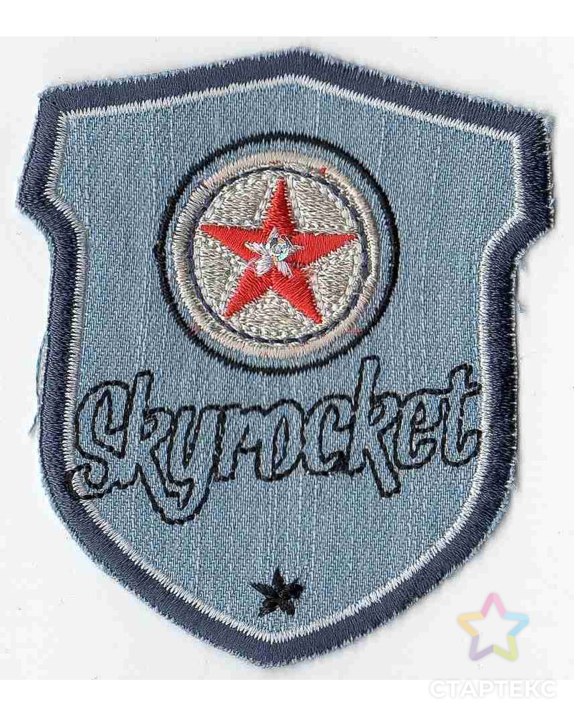 Термоаппликация HKM "Эмблема Skyrocket" арт. ГЕЛ-6300-1-ГЕЛ0097291 1
