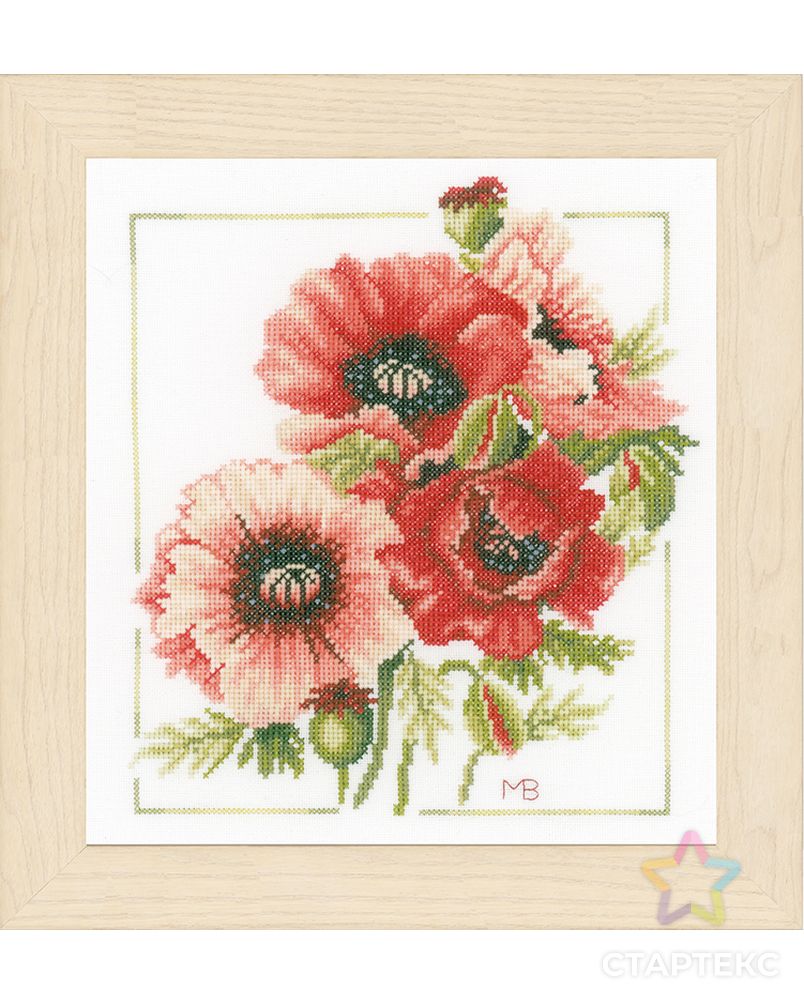 Набор для вышивания "Amaryllis bouquet" арт. ГЕЛ-30875-1-ГЕЛ0098626 1