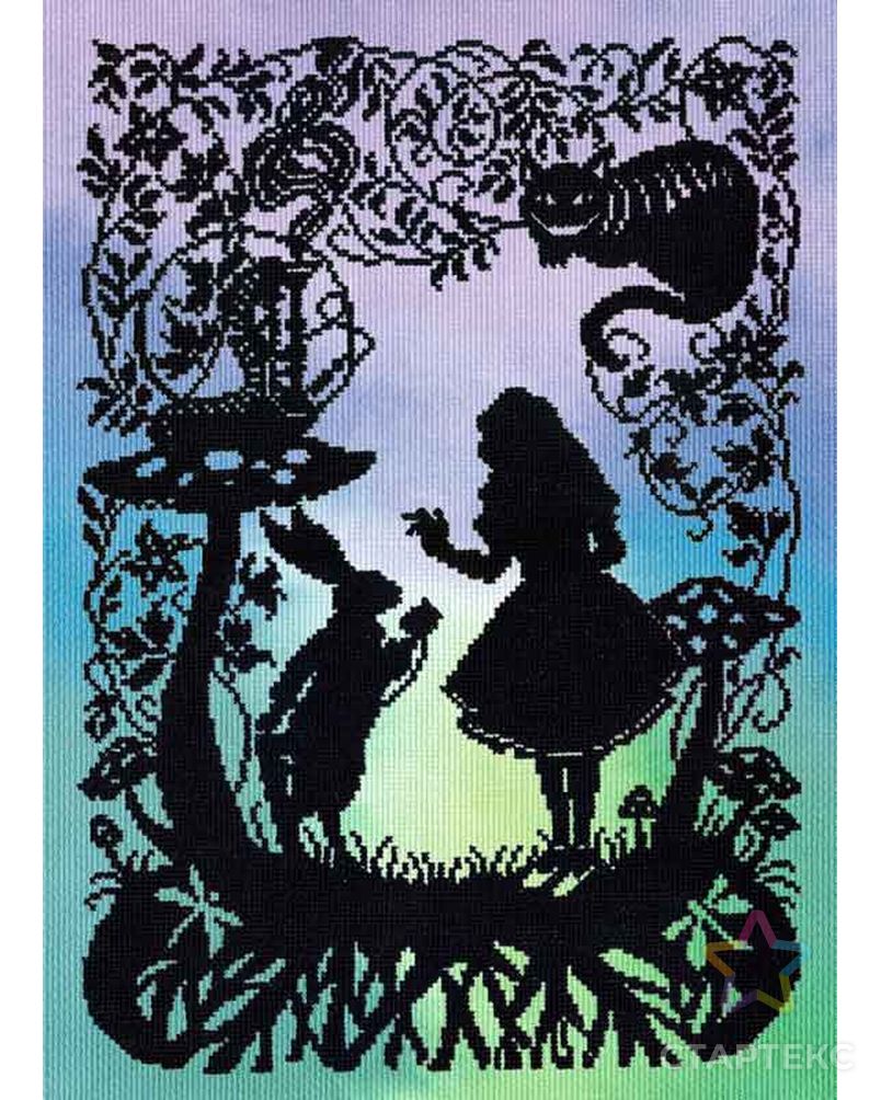 Набор для вышивания "Alice in Wonderland" (Алиса в Стране Чудес) арт. ГЕЛ-4-1-ГЕЛ0121360 1