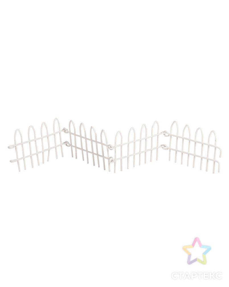 Садовая миниатюра "Металлический забор" арт. ГЕЛ-1967-1-ГЕЛ0127728 1