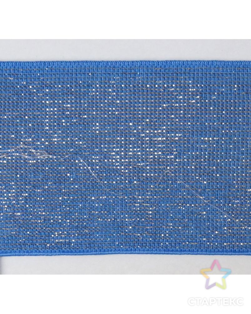 Резинка-пояс с люрексом ш.4см (синий с золотом) 25м арт. ГЕЛ-2428-1-ГЕЛ0114027 1