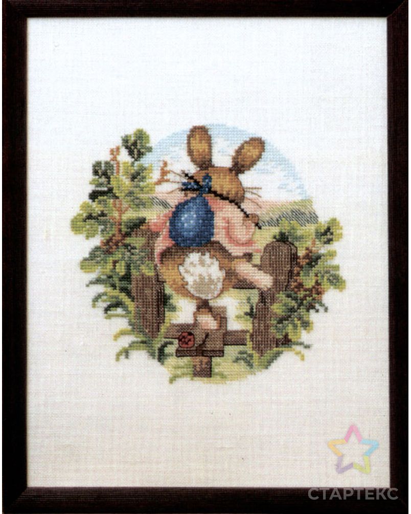 Набор для вышивания "Кролик убегает" арт. ГЕЛ-3095-1-ГЕЛ0125141 1